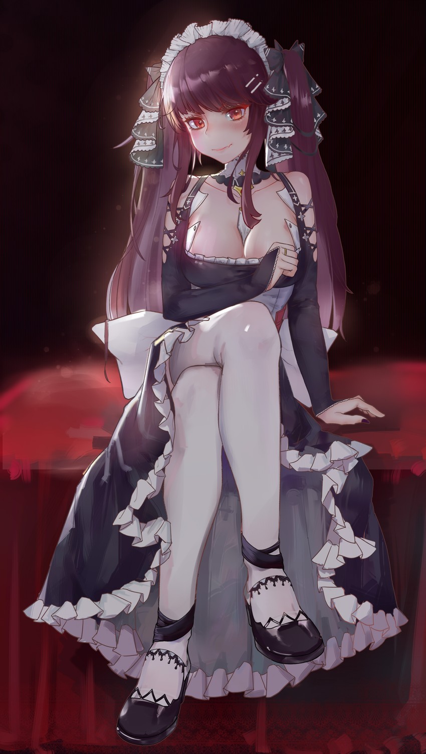 formidable and wa2000 (azur lane and 1 more) drawn by moli_moqi
