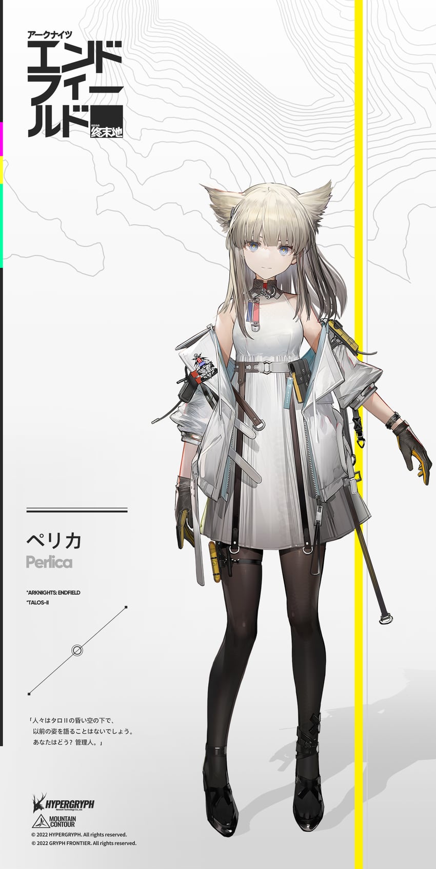 perlica (arknights and 1 more) drawn by liduke