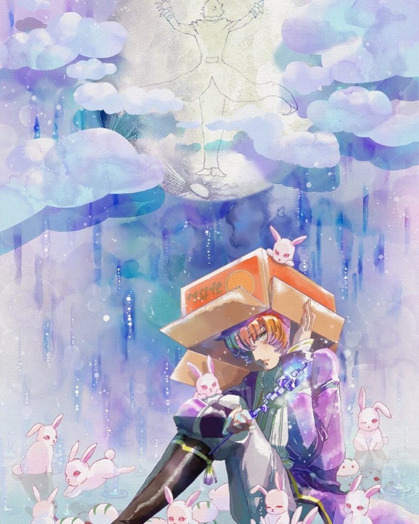 ludwig van beethoven and frederic chopin (classicaloid) drawn by bonmaru