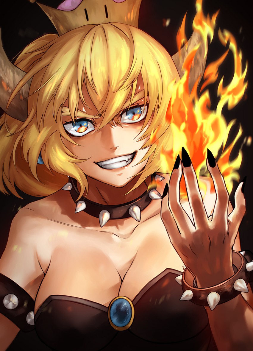 bowsette (mario and 1 more) drawn by aotsuta_warashi