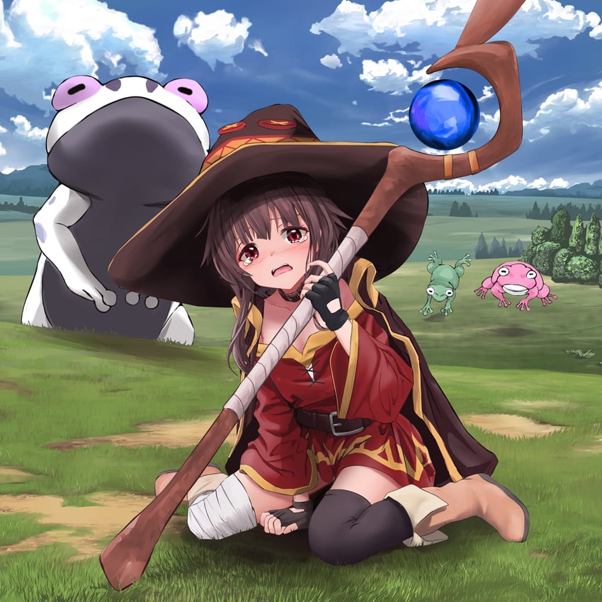 megumin (kono subarashii sekai ni shukufuku wo!) drawn by gibun_(sozoshu)