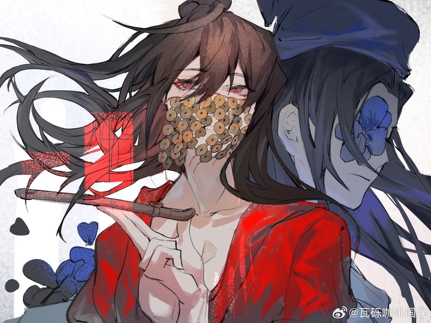 li huowang and zhuge yuan (dao gui yi xian) drawn by liu_ying_de_ji_jia_ang_yang