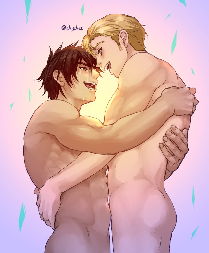 ao isami and lewis smith (yuuki bakuhatsu bang bravern) drawn by nh_gchmz