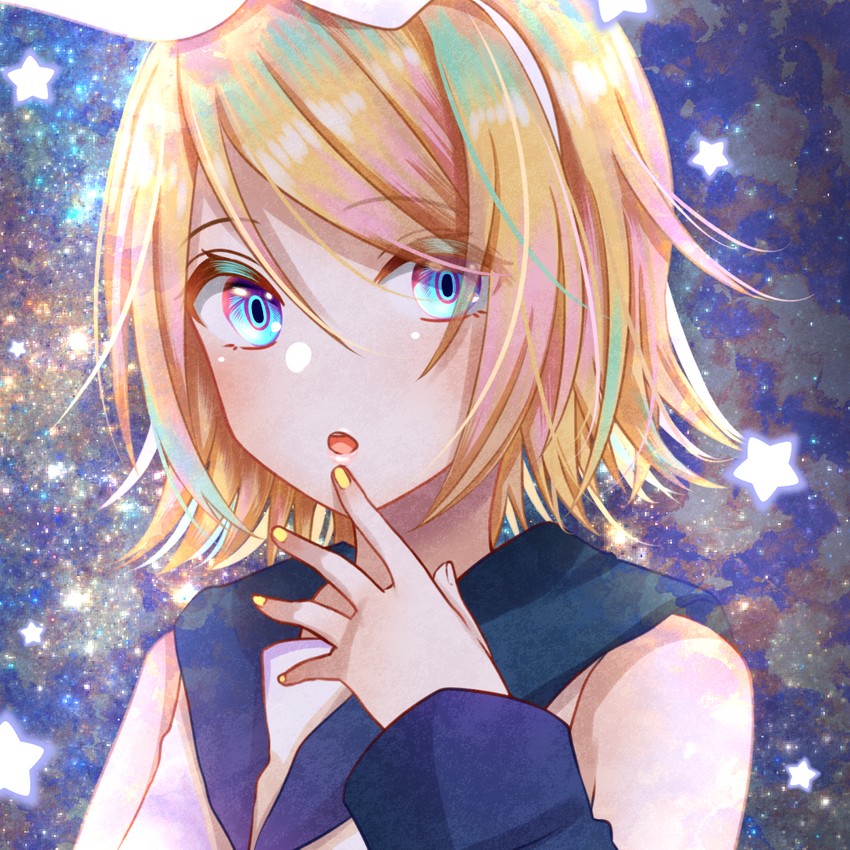 kagamine rin (vocaloid) drawn by ponta_(poqpon)