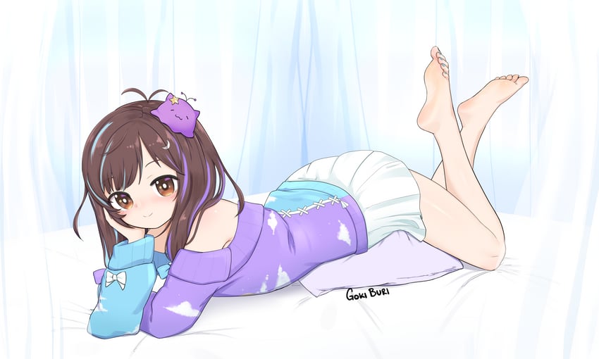 nimu and centi (indie virtual youtuber) drawn by goki_buri