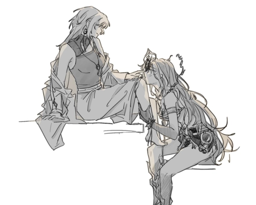 du ruo and yao (path to nowhere) drawn by tooong4