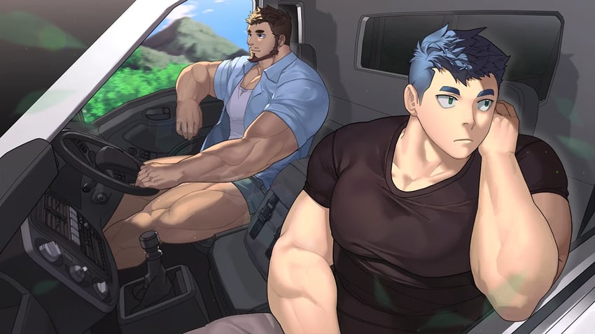 sisimaru hoshiura and souichi hoshiura (oji-mama) drawn by ttn_(239_239)
