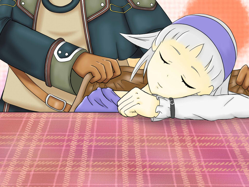 sierra mikain and nash latkje (gensou suikoden and 2 more) drawn by kuroda_minoru