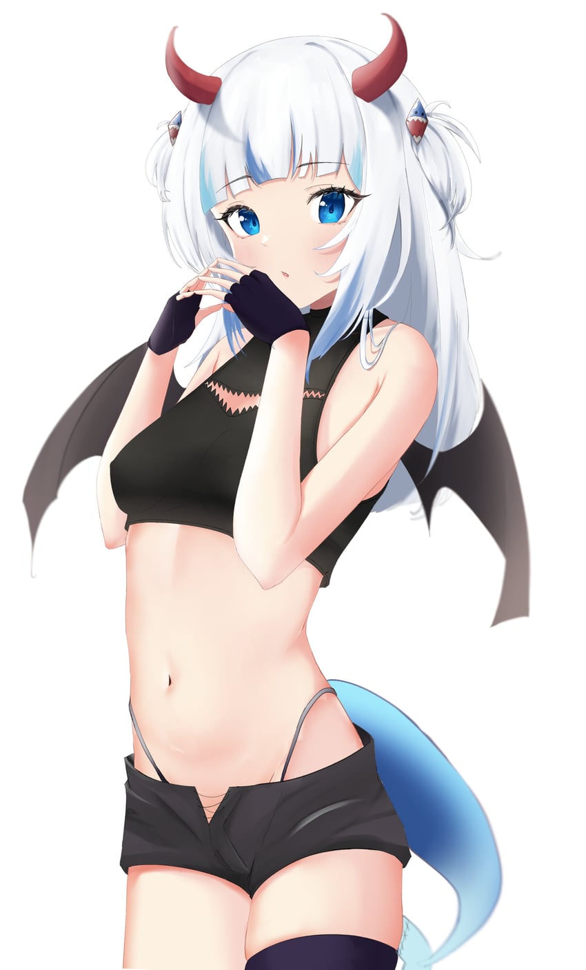 gawr gura (hololive and 1 more) drawn by ausseh1