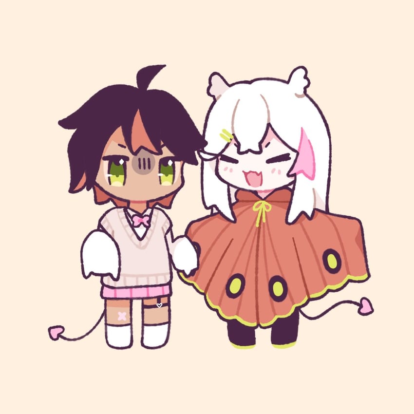 hyuni and moth kun (original) drawn by hyuni_(hyunicat)