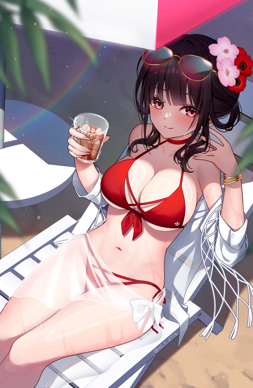 sakura (goddess of victory: nikke) drawn by yazuki_(n_y_0714)