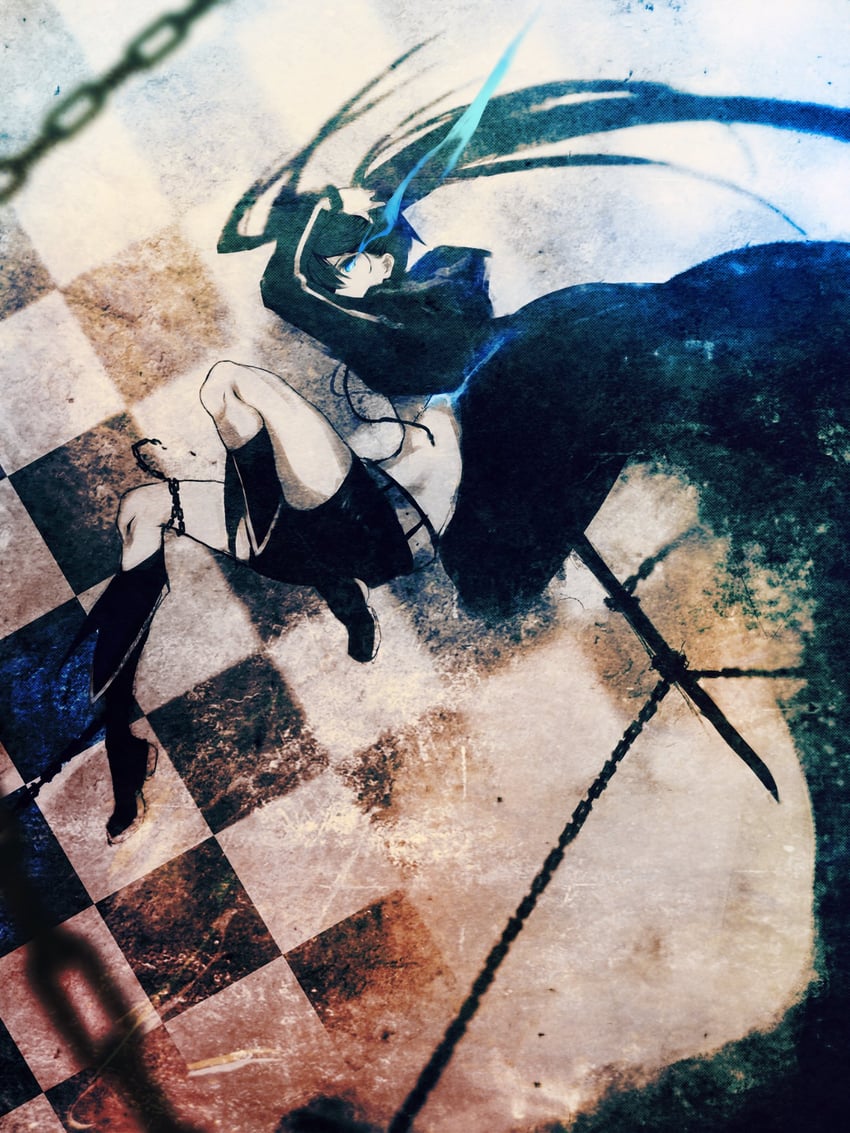 black rock shooter (black rock shooter) drawn by mutomorokoshi
