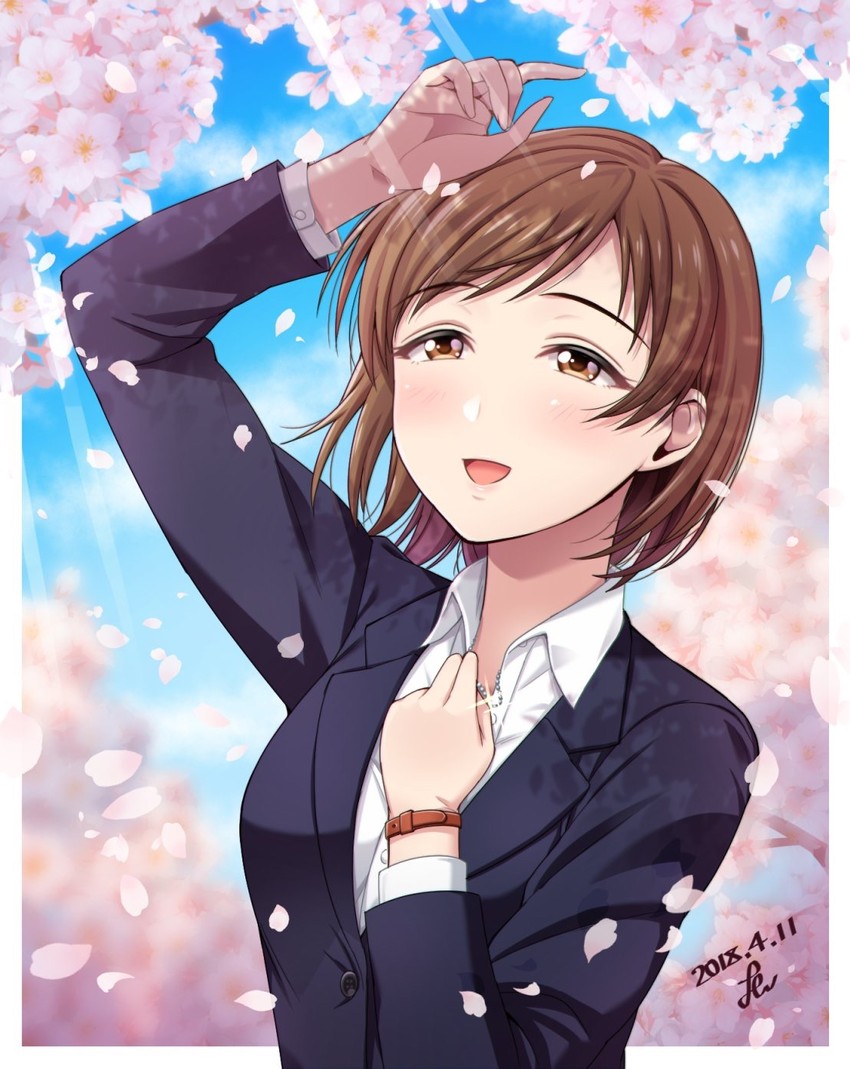 nitta minami (idolmaster and 1 more) drawn by yoohi