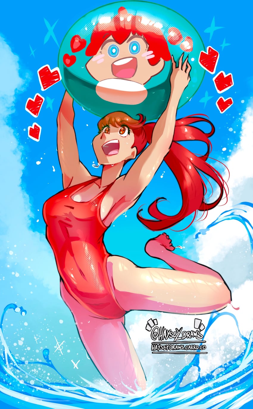 yoshizawa kasumi and sophia (persona and 3 more) drawn by haysey
