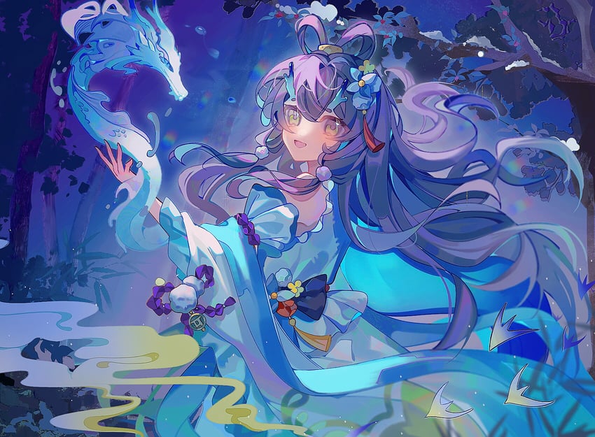 luo tianyi (vocaloid and 1 more) drawn by bei_zhou_tie