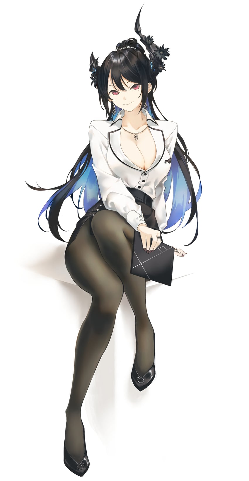 nerissa ravencroft (hololive and 1 more) drawn by kyoko_(zeprii4)