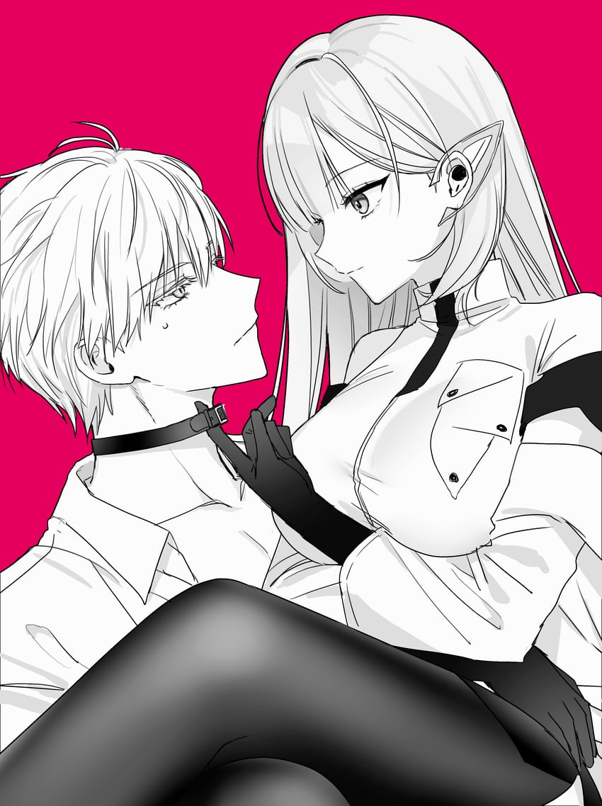 johan and cecil (goddess of victory: nikke) drawn by kumo_tabetai