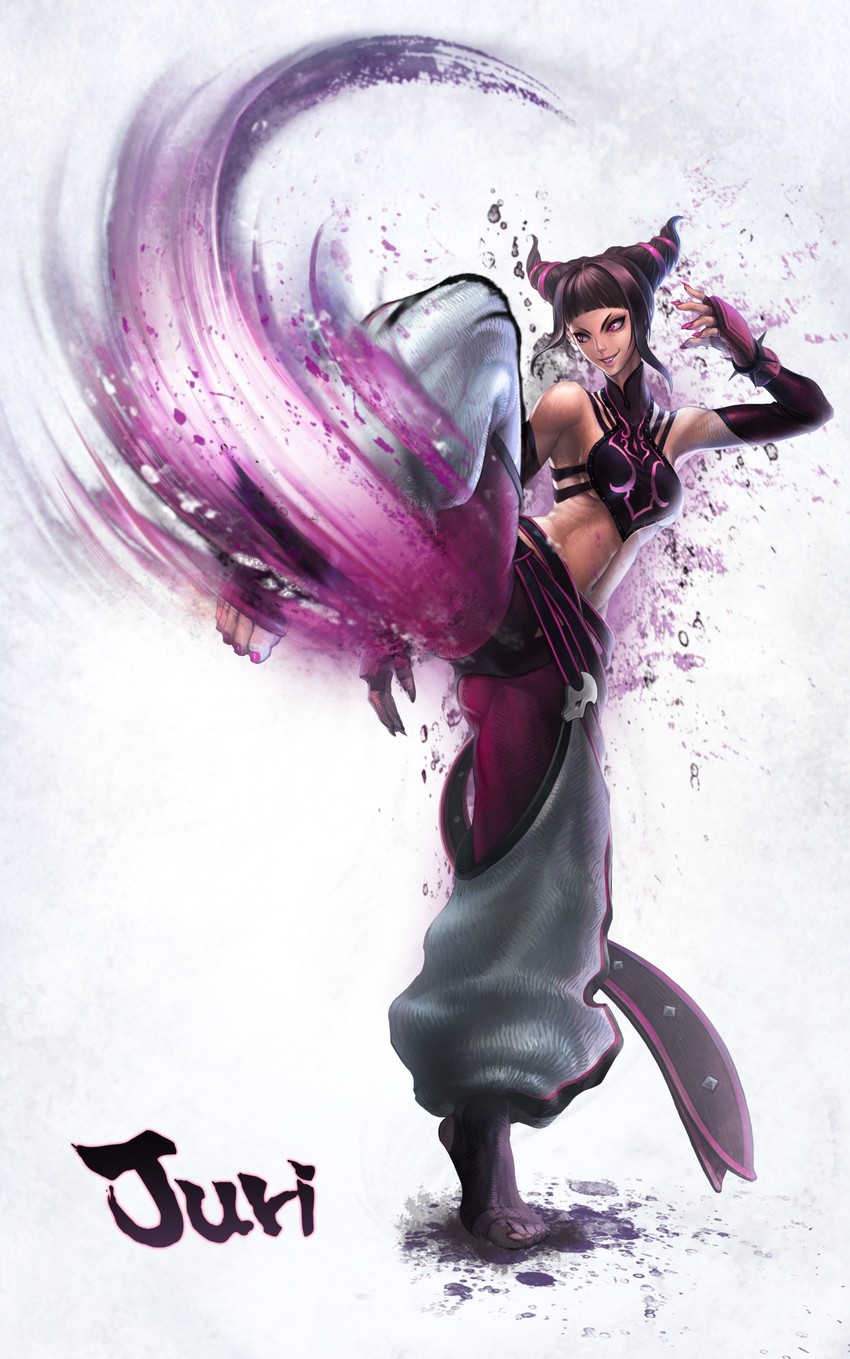 han juri (street fighter and 1 more) drawn by gray_boxer