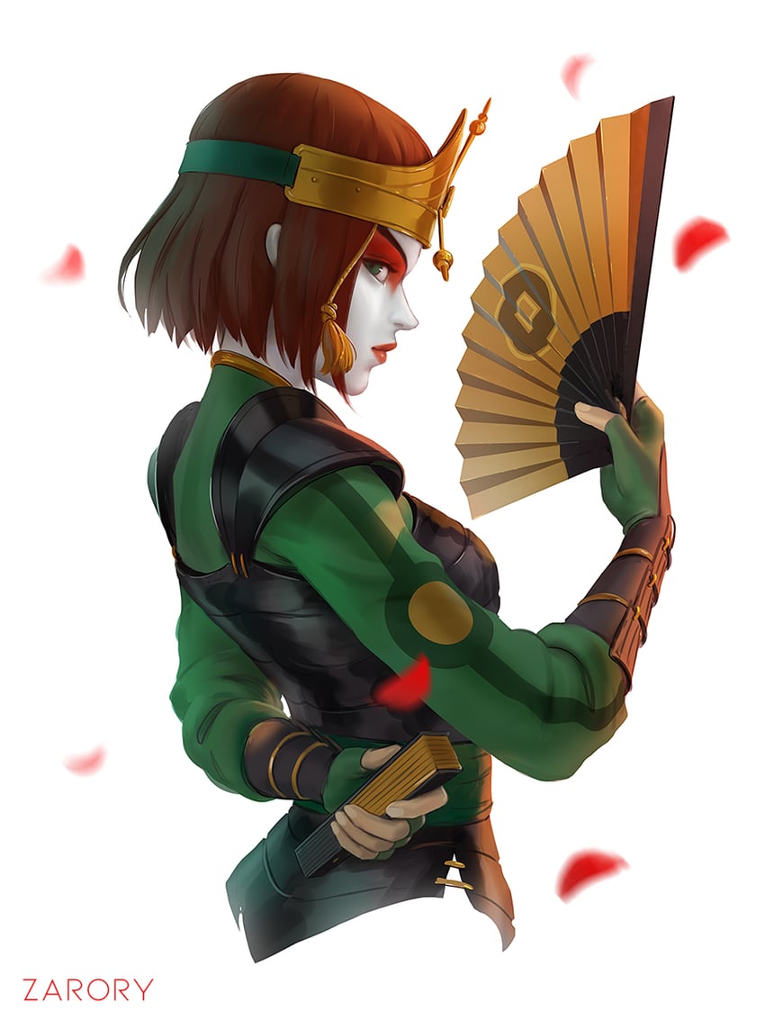 suki (avatar legends and 1 more) drawn by zarory