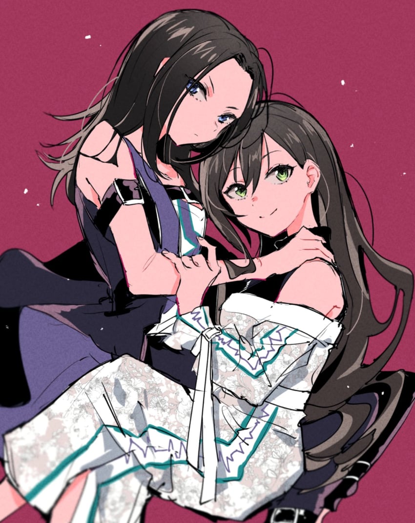 hanazono tae and wakana rei (bang dream!) drawn by shiontaso