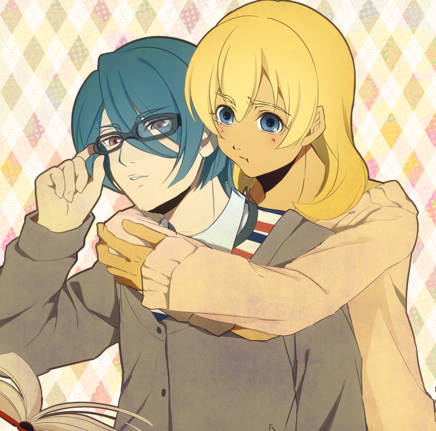 kazemaru ichirouta and miyasaka ryou (inazuma eleven) drawn by temiko