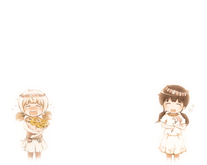kirima syaro and ujimatsu chiya (gochuumon wa usagi desu ka?) drawn by goth_risuto