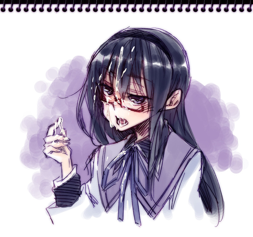 akemi homura (mahou shoujo madoka magica) drawn by takanashi_ringo