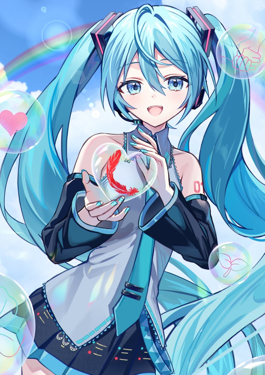 hatsune miku (vocaloid) drawn by vs0mr
