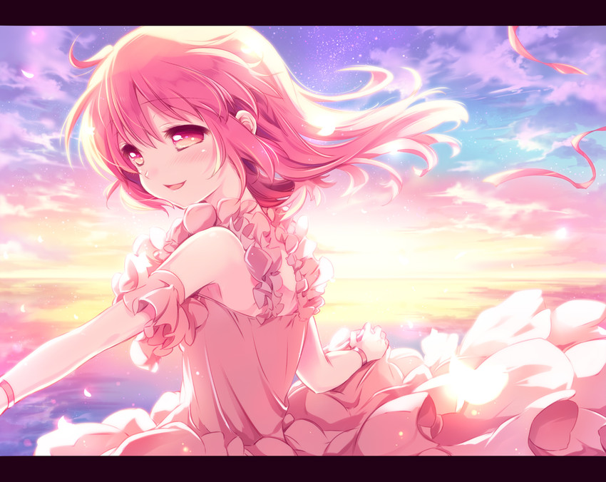kaname madoka (mahou shoujo madoka magica) drawn by yamada_ako
