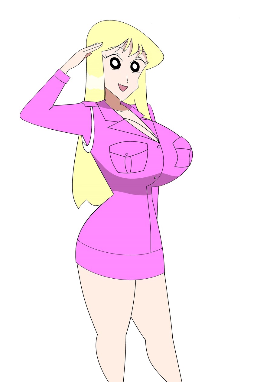 akimoto katherine reiko (crayon shin-chan and 1 more) drawn by subaru_(shijar)