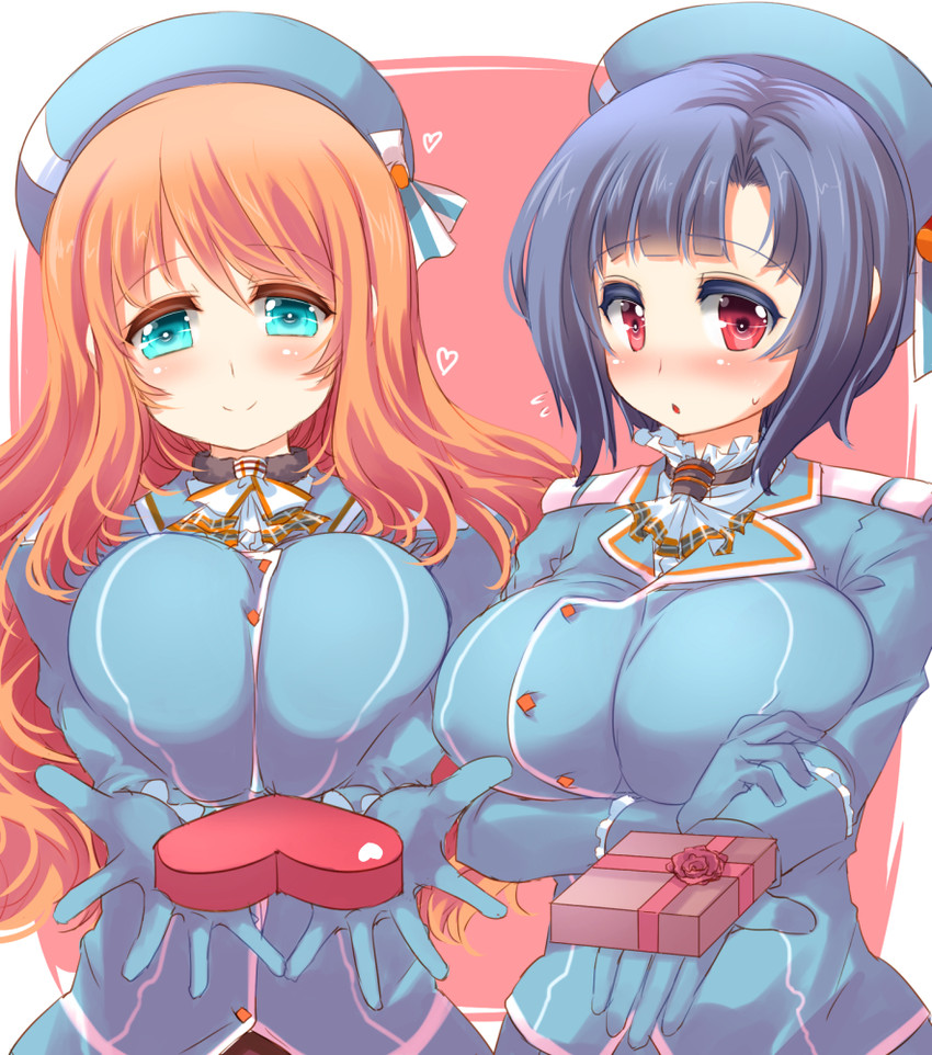 atago and takao (kantai collection) drawn by fujiyama_takashi