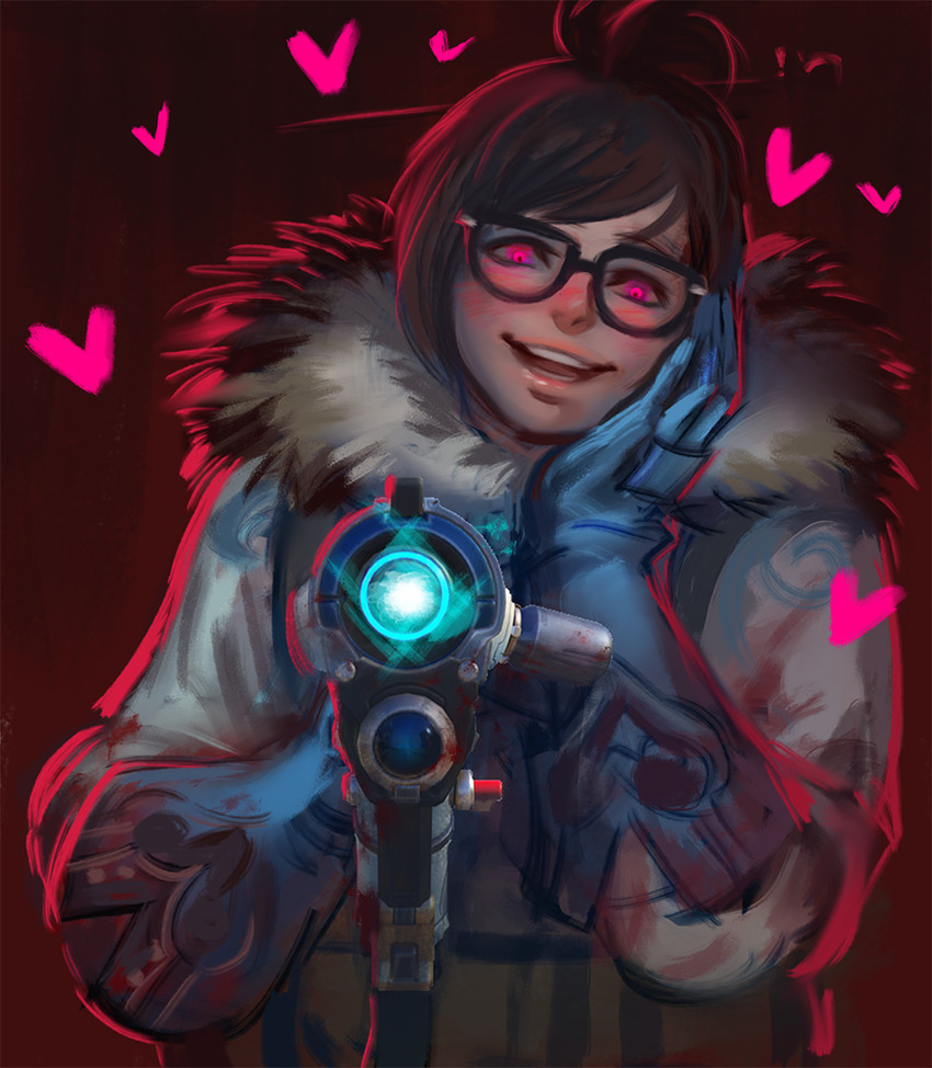 mei (overwatch and 1 more) drawn by dopey_(dopq)