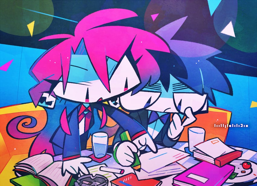 ichijou seiya and murakami tamotsu (kaiji) drawn by suzuka_g