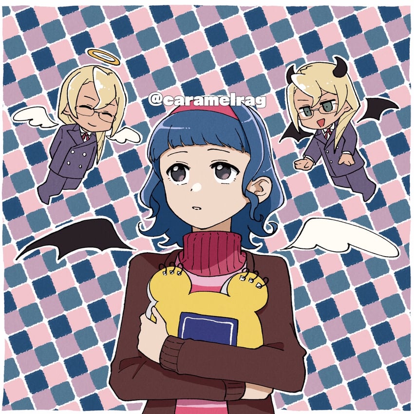 kristoph gavin and vera misham (ace attorney and 1 more) drawn by caramelrag