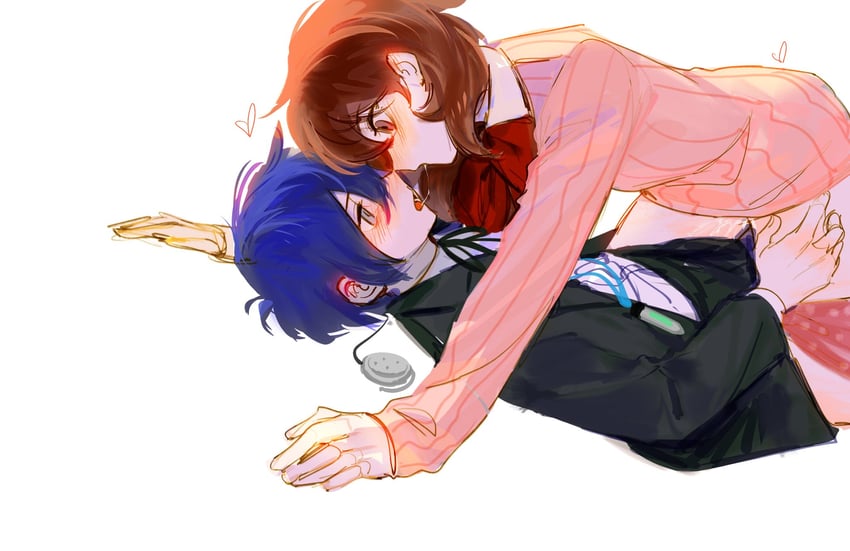 yuuki makoto and takeba yukari (persona and 1 more) drawn by rrrrrrrrrrrou1