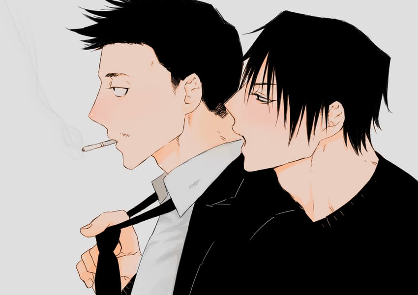 fushiguro touji and shiu kong (jujutsu kaisen) drawn by 508119