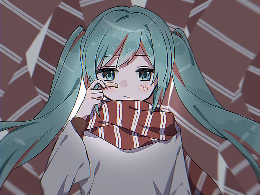 hatsune miku (vocaloid and 1 more) drawn by staff_takanashi