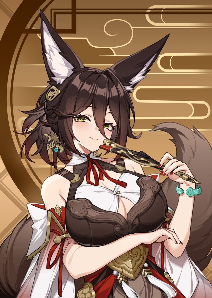 tingyun (honkai and 1 more) drawn by yuxian_youka