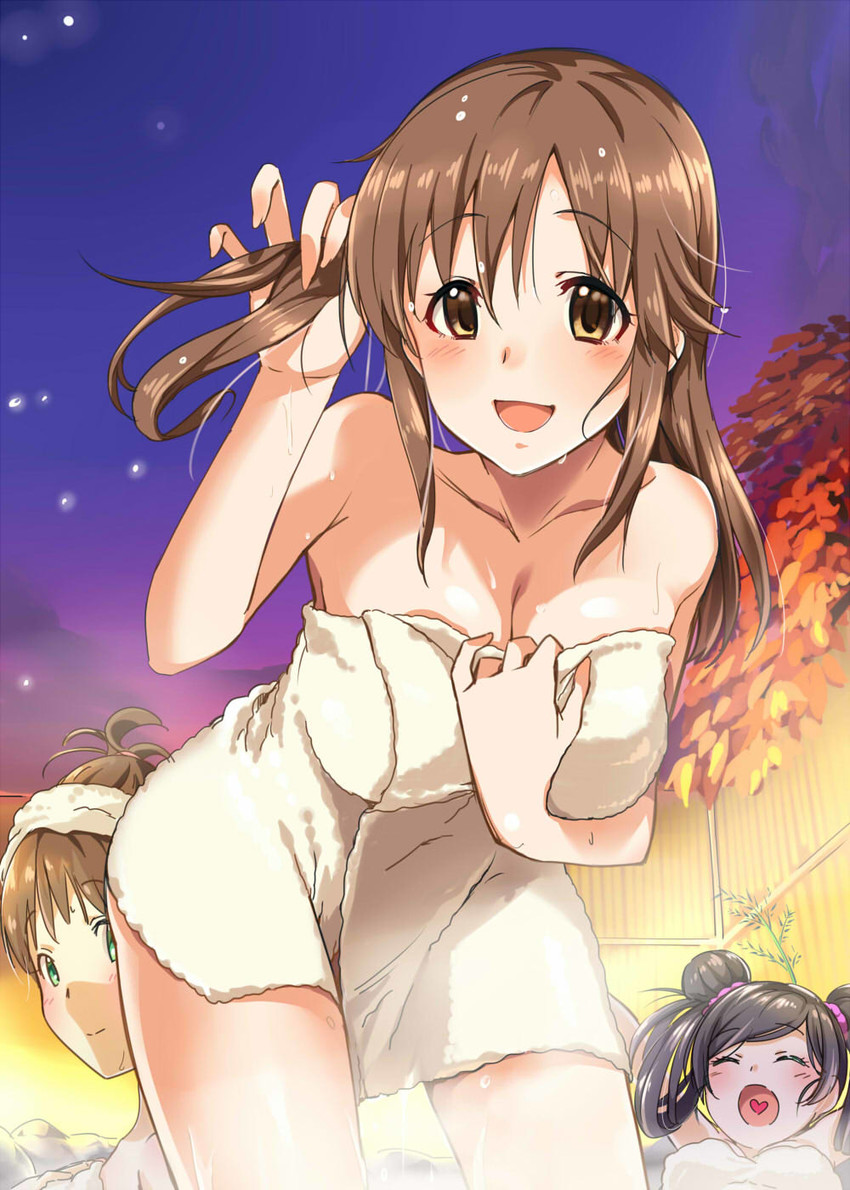 totoki airi, makihara shiho, and nonomura sora (idolmaster and 1 more) drawn by haruichi_(komikal)
