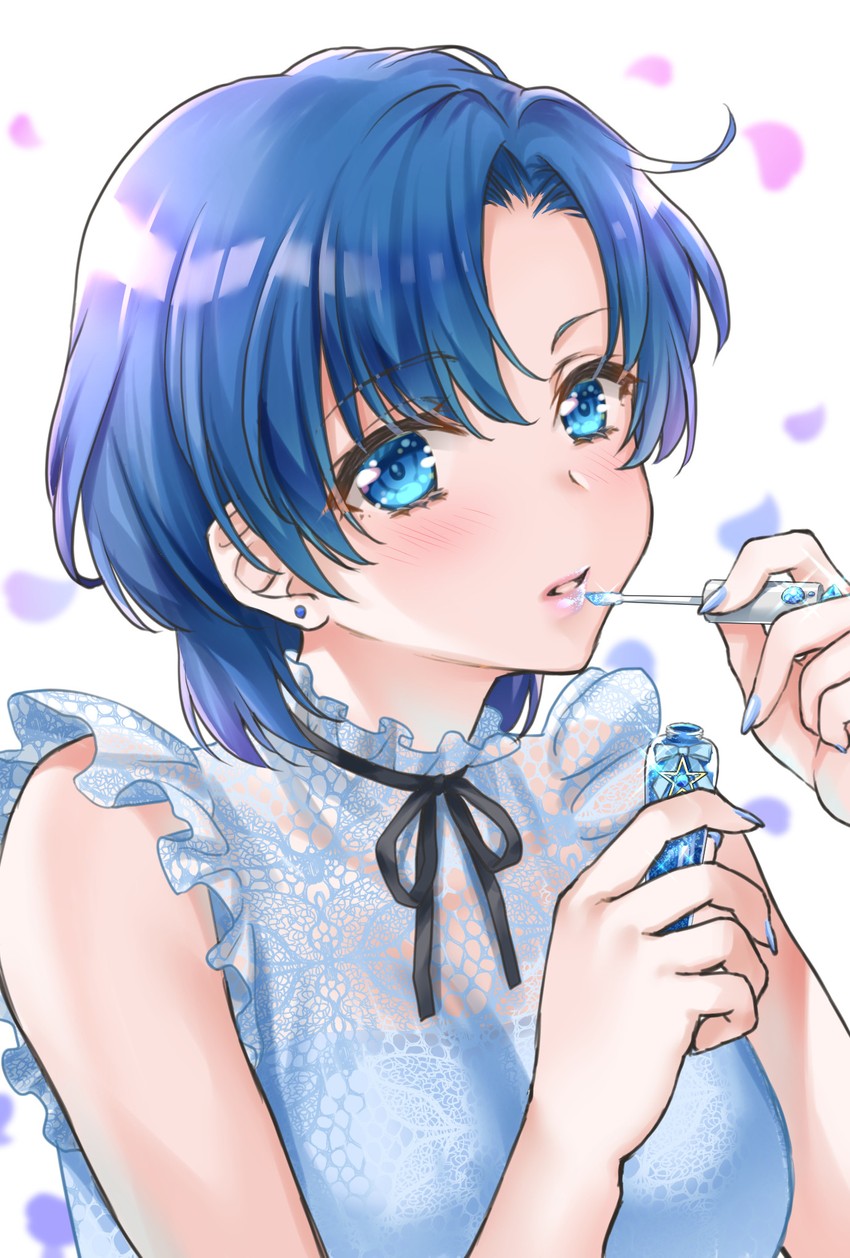mizuno ami (bishoujo senshi sailor moon) drawn by abe_hikaru