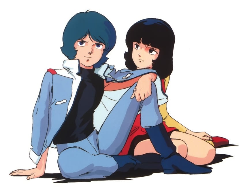 kamille bidan and fa yuiry (gundam and 1 more) drawn by kitazume_hiroyuki