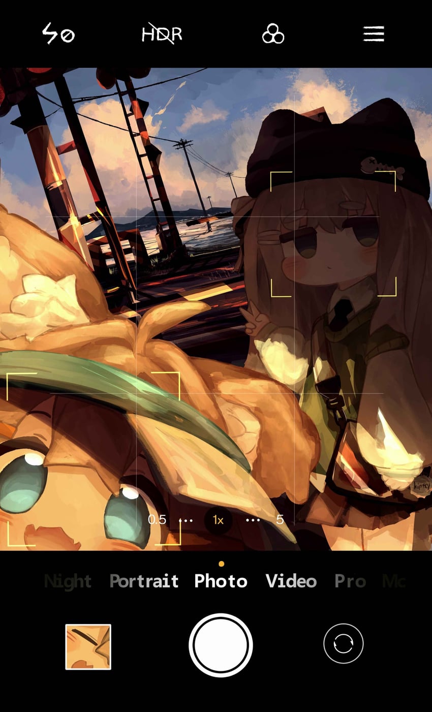 kipfel and mamehinata (vrchat and 1 more) drawn by stuffing_scone