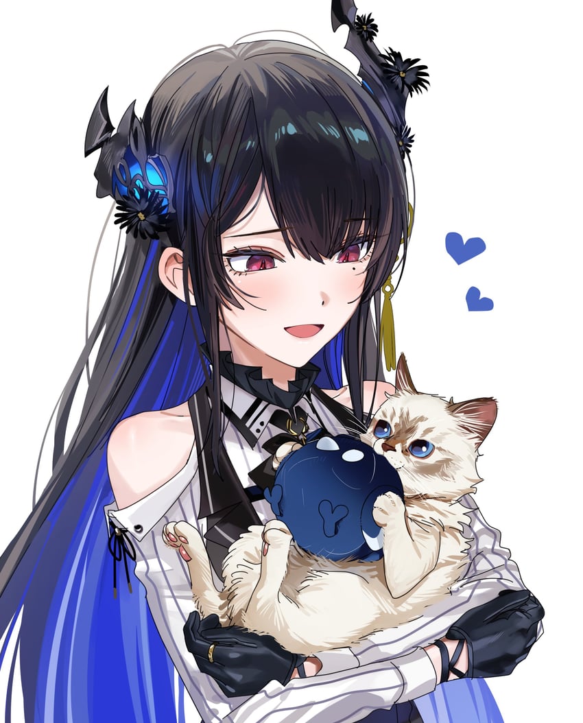 nerissa ravencroft, jailbird, and little darling (hololive and 1 more) drawn by yomosaka