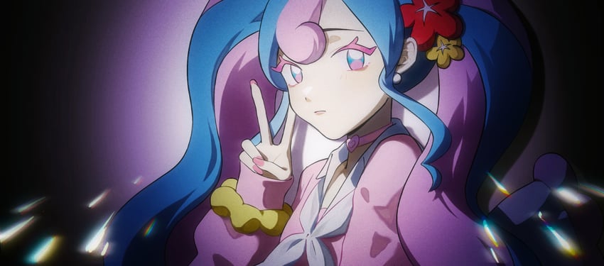 hatsune miku and fairy miku (pokemon and 2 more) drawn by lijiu_(user_nxst3383)