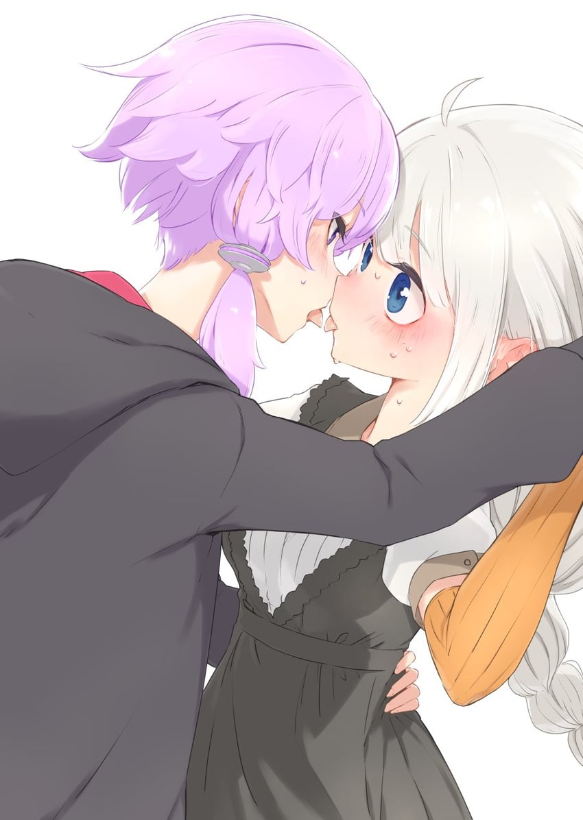 yuzuki yukari and kizuna akari (vocaloid) drawn by yamadori_seika
