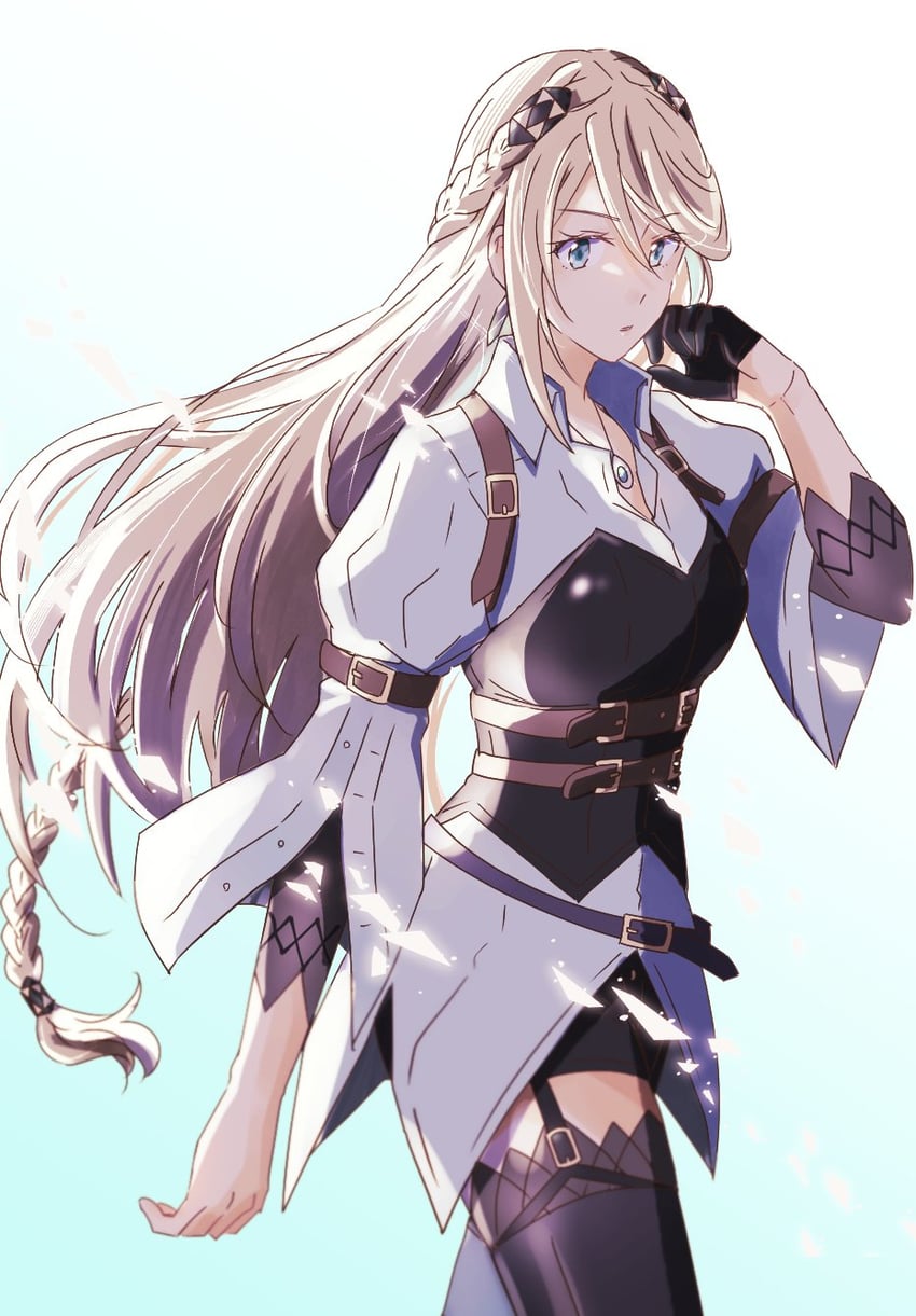 elaine auclair (eiyuu densetsu and 2 more) drawn by appleajyuxxxx