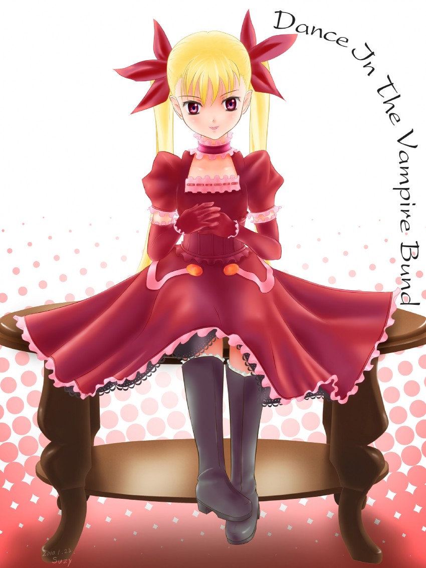 mina tepes (dance in the vampire bund) drawn by suuzi