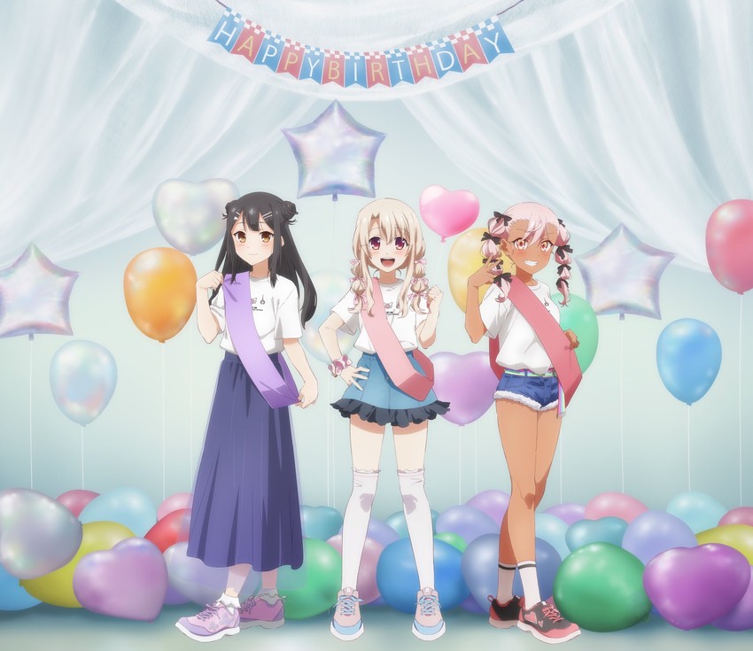 illyasviel von einzbern, chloe von einzbern, and miyu edelfelt (fate and 1 more)