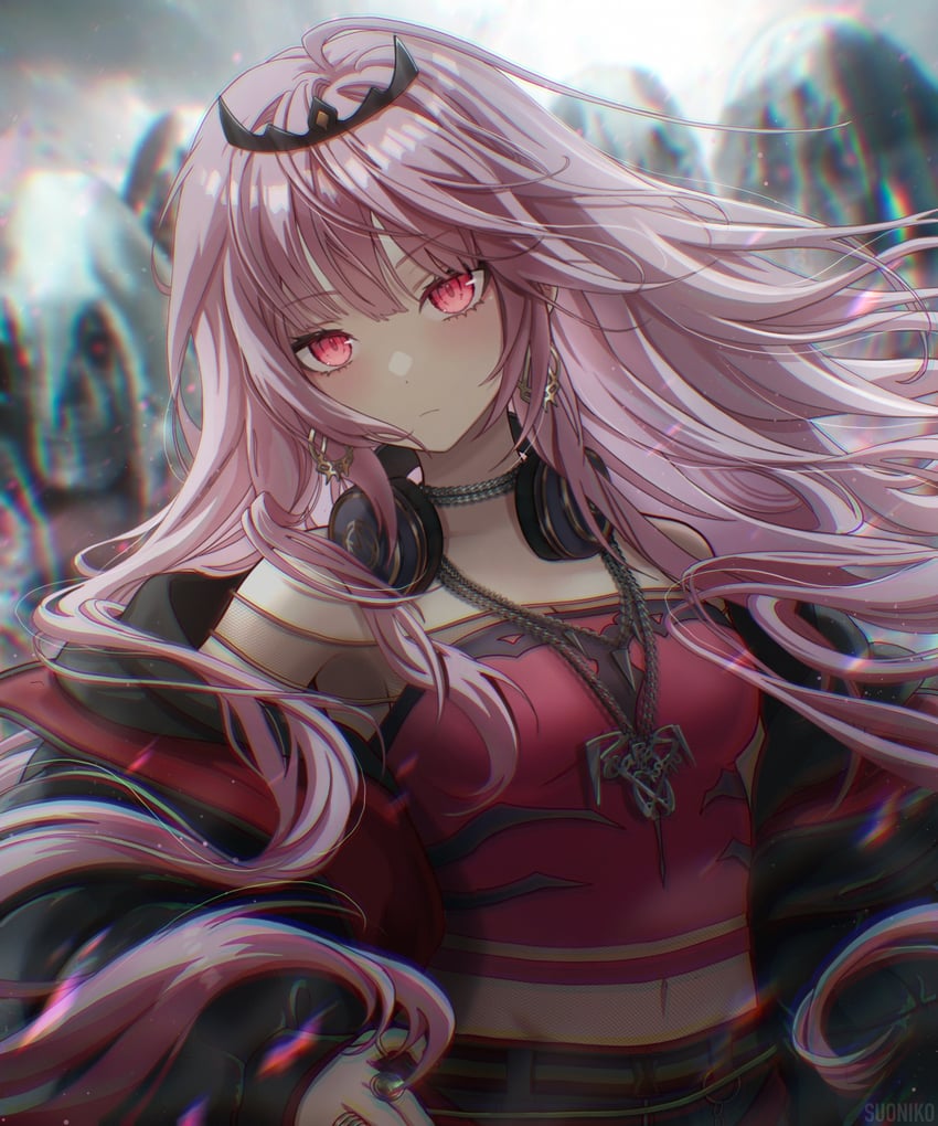 mori calliope (hololive and 1 more) drawn by suoniko