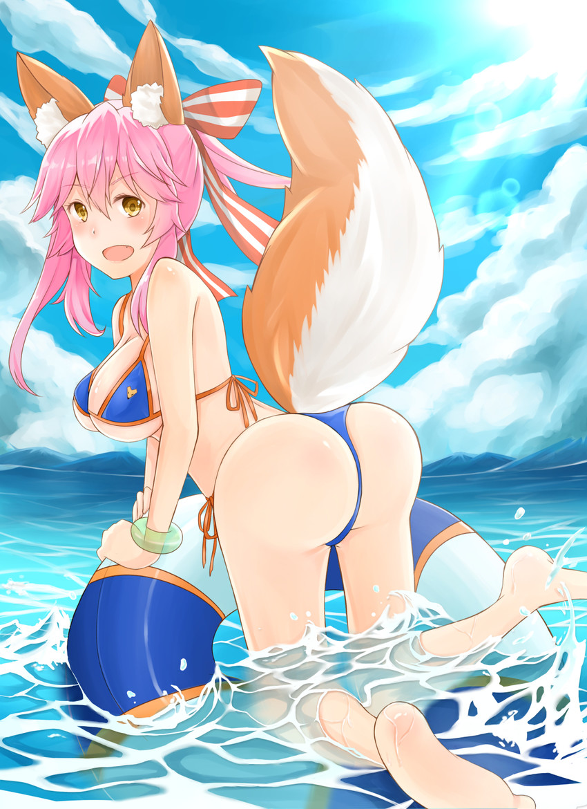 tamamo and tamamo no mae (fate and 2 more) drawn by yumeha_tseru